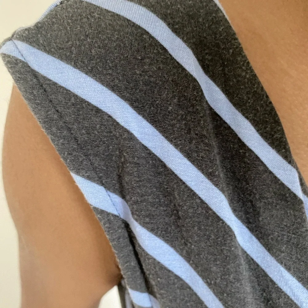 Grey and Blue Maxi Dress, Small - Picture 6 of 6